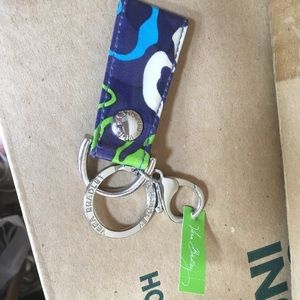 Vera Bradley key fob keychain